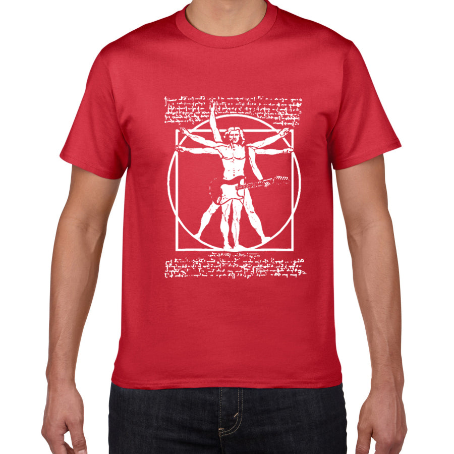 Men's Rock Vitruvian Man T-Shirt