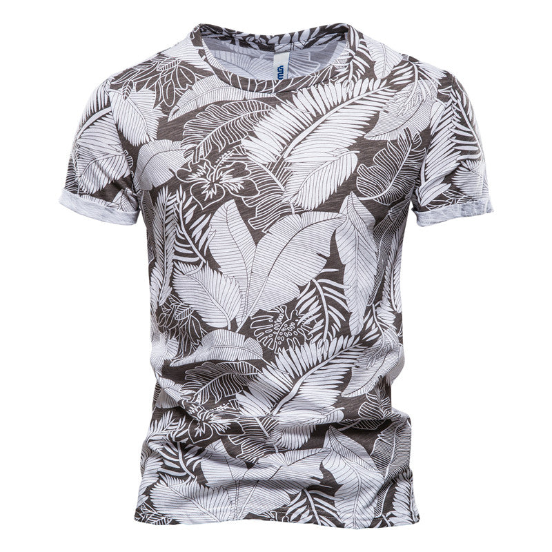 Men's Hawaii Style Cotton T-Shirt
