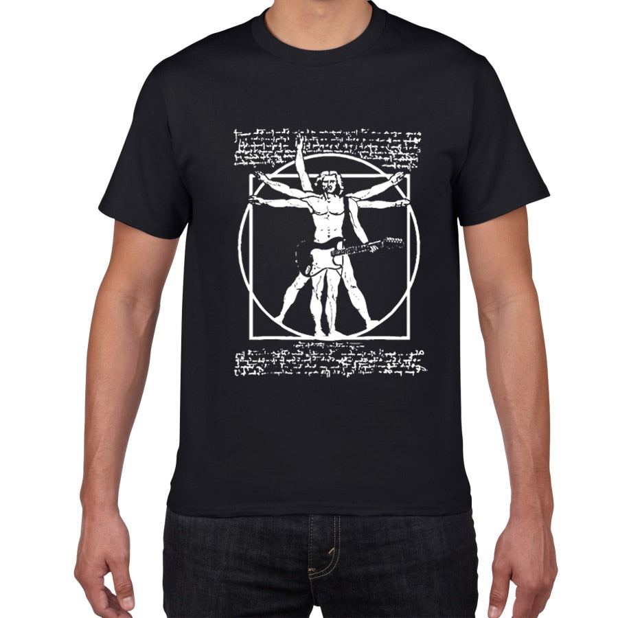 Men's Rock Vitruvian Man T-Shirt