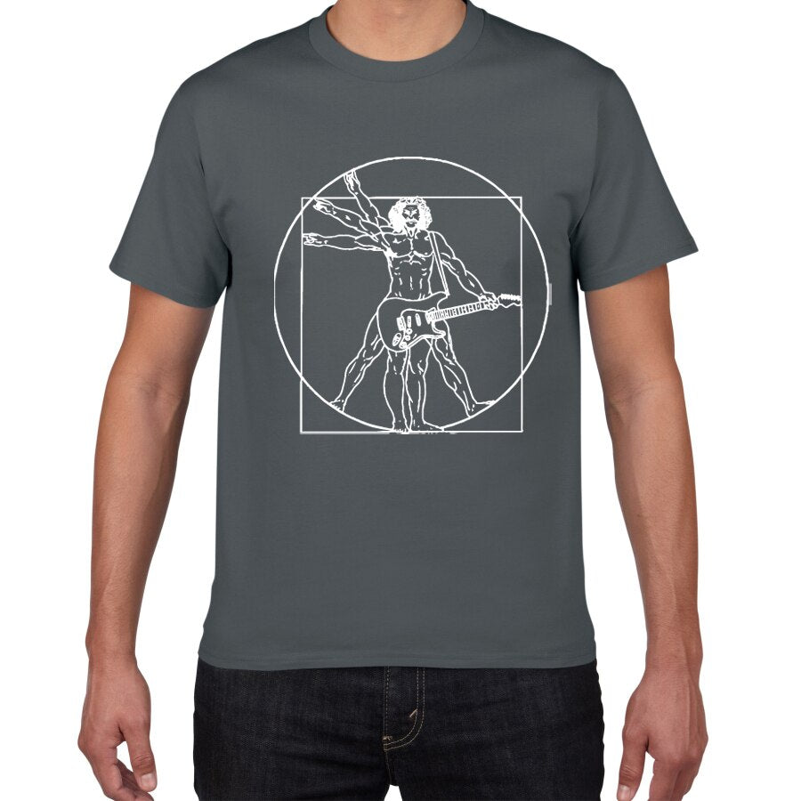 Men's Rock Vitruvian Man T-Shirt