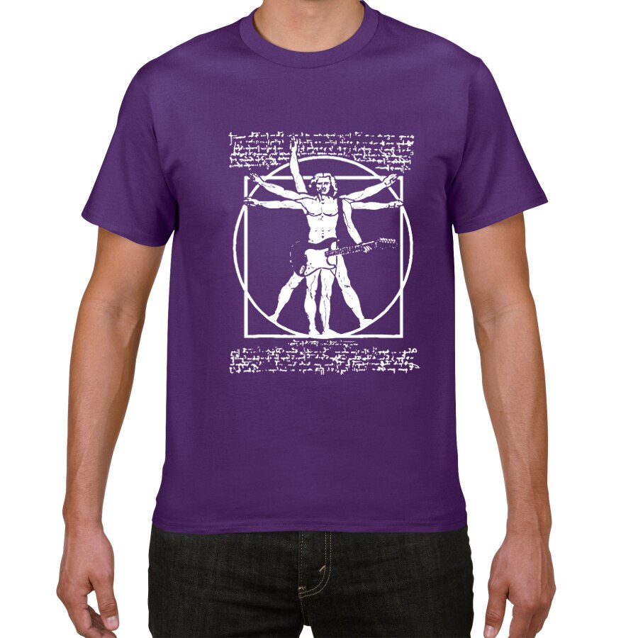 Men's Rock Vitruvian Man T-Shirt