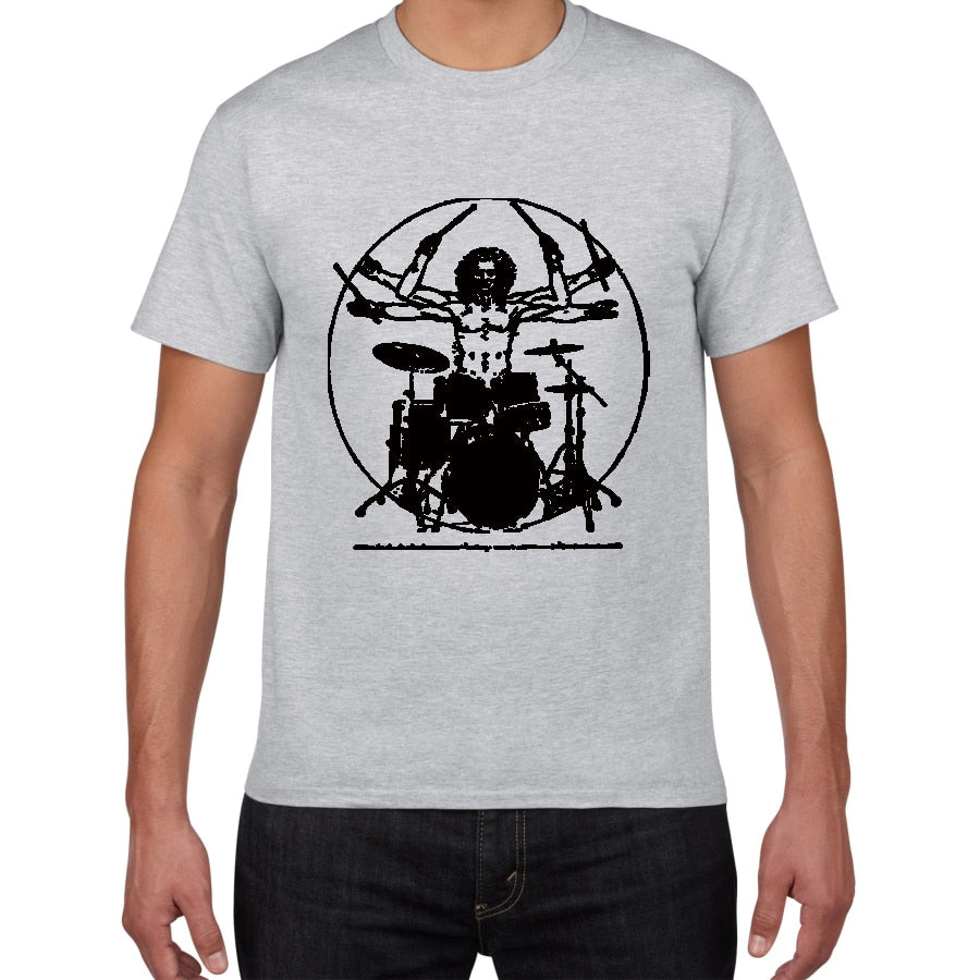 Men's Rock Vitruvian Man T-Shirt