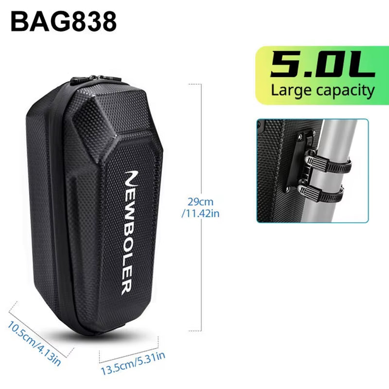 NEWBOLER 3L/5L Electric Scooter Bag Accessories Electric Vehicle Bag with USB Port Waterproof Scooter Front Bag Bike Bag