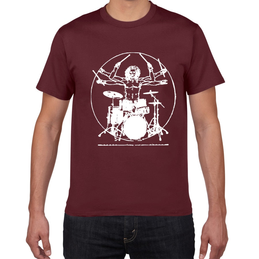 Men's Rock Vitruvian Man T-Shirt