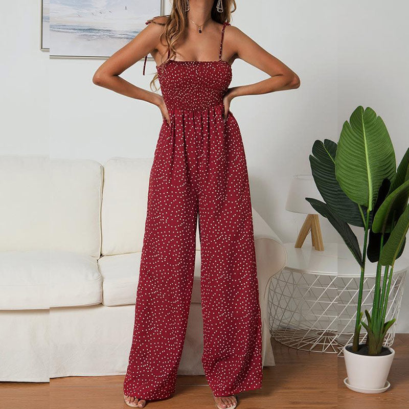 Women's Polka Dot Jumpsuit
