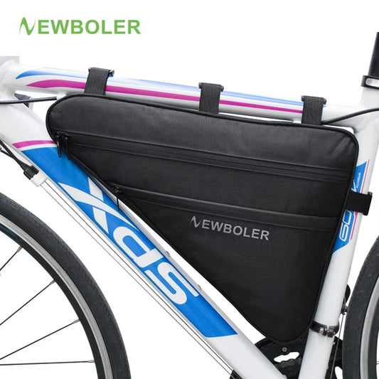 Large Bicycle Triangle Bag Bike Frame Front Tube Bag Waterproof Cycling Bag Pannier Ebike Tool Bag Accessories