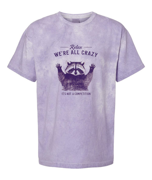 Unisex Crazy Raccoon Society Shirt