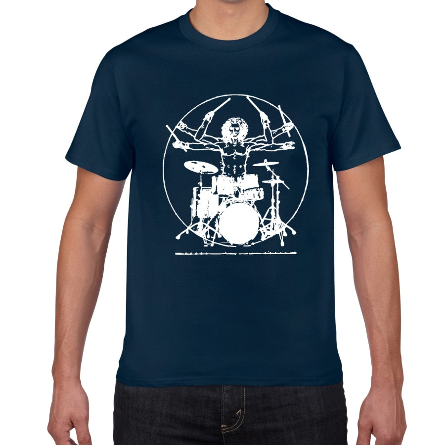 Men's Rock Vitruvian Man T-Shirt
