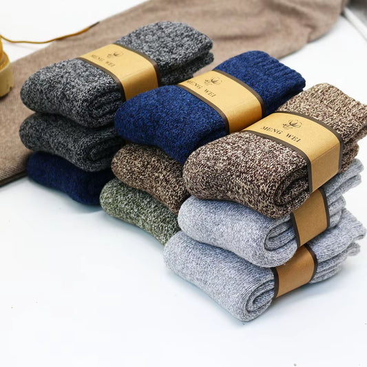 Winter Men's Merino Wool Socks (3-6 Pair)