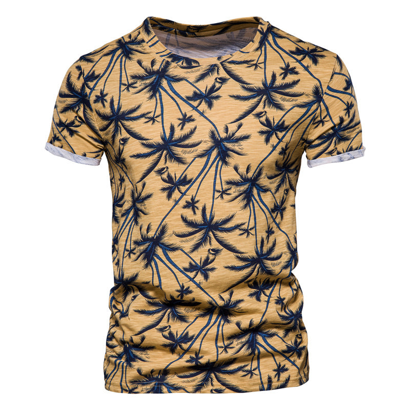 Men's Hawaii Style Cotton T-Shirt