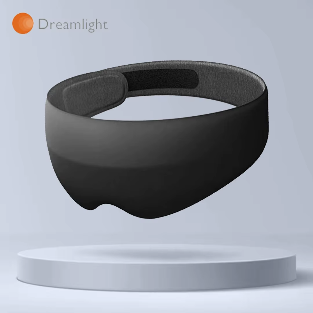 DreamLight 2S – מסכת שינה אטומה מלאה עם רגיעה לעיניים