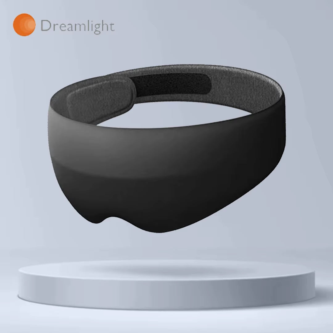 DreamLight 2S – מסכת שינה אטומה מלאה עם רגיעה לעיניים
