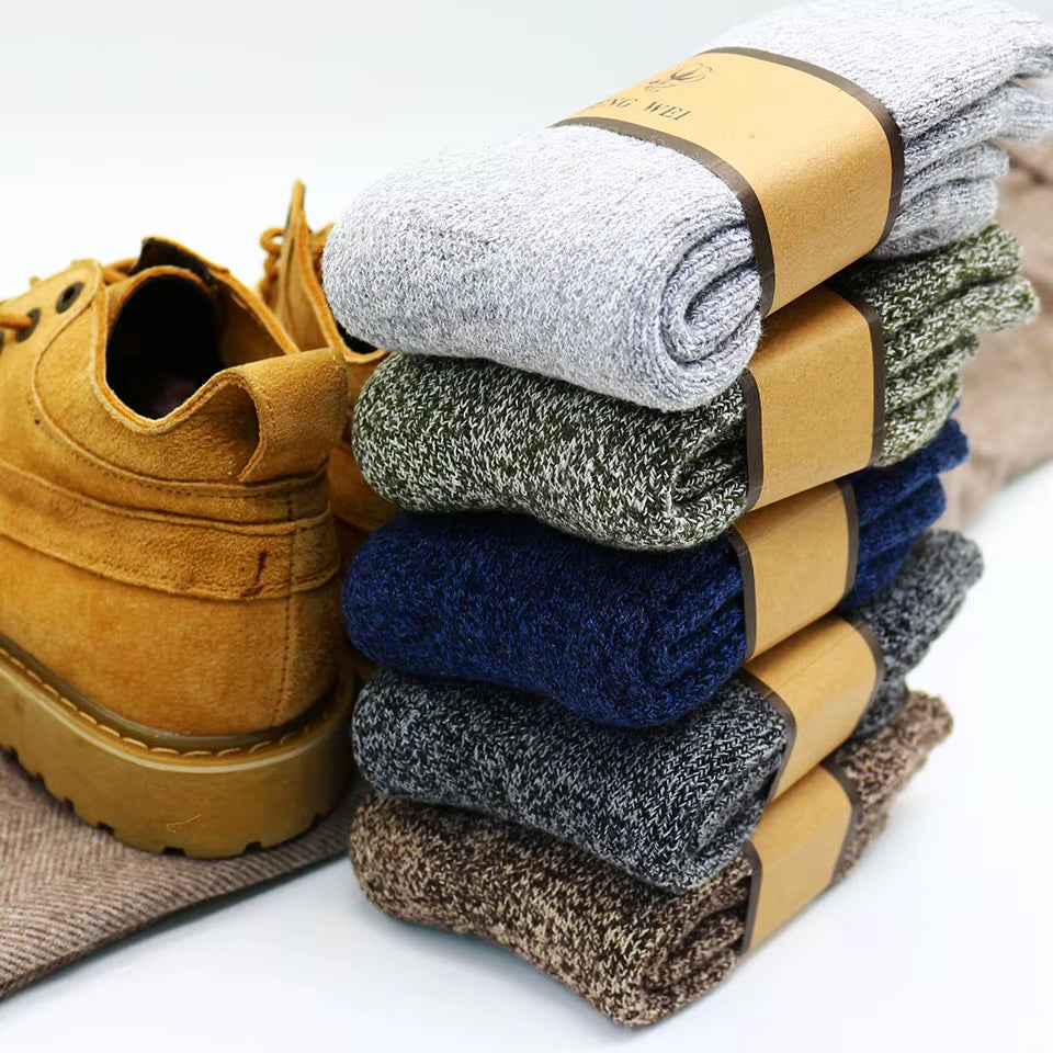 Winter Men's Merino Wool Socks (3-6 Pair)