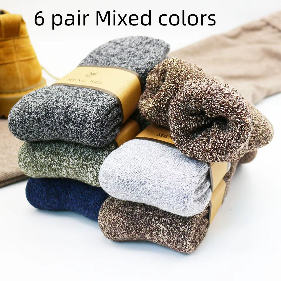 Winter Men's Merino Wool Socks (3-6 Pair)
