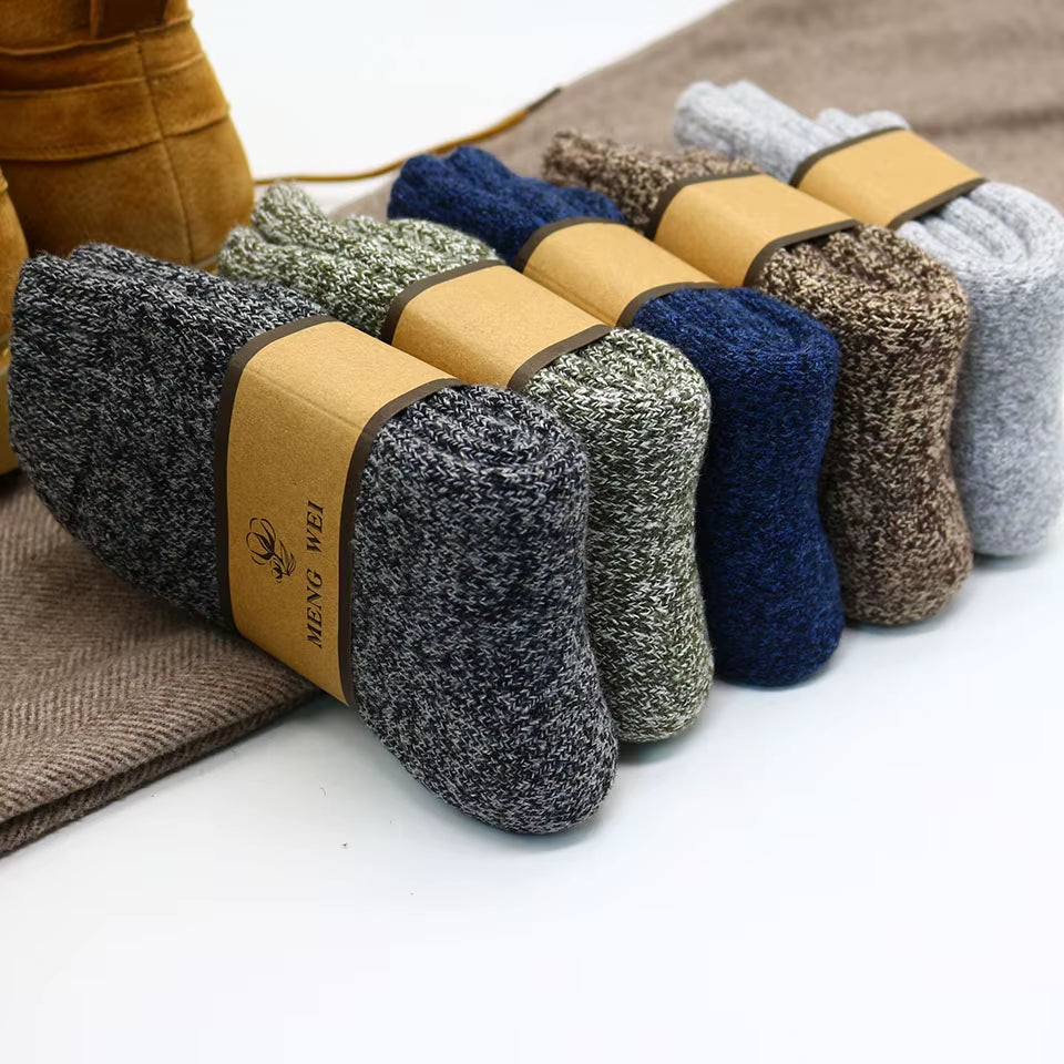 Winter Men's Merino Wool Socks (3-6 Pair)