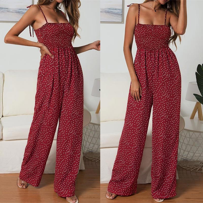 Women's Polka Dot Jumpsuit