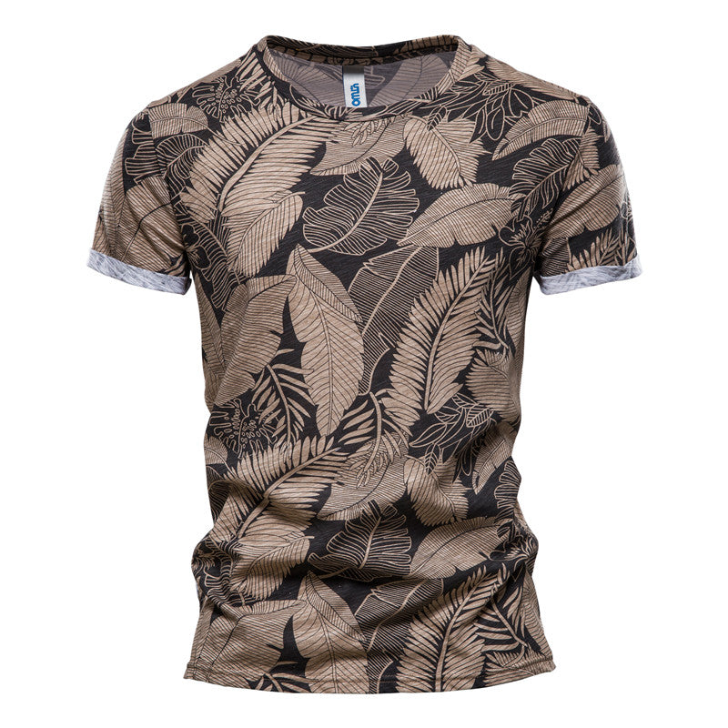 Men's Hawaii Style Cotton T-Shirt