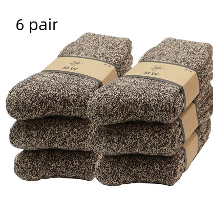Winter Men's Merino Wool Socks (3-6 Pair)