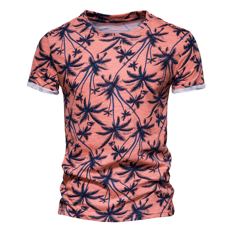 Men's Hawaii Style Cotton T-Shirt