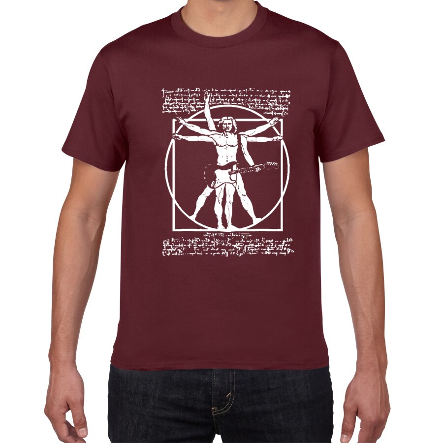 Men's Rock Vitruvian Man T-Shirt