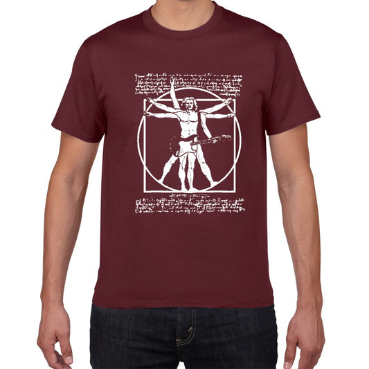 Men's Rock Vitruvian Man T-Shirt