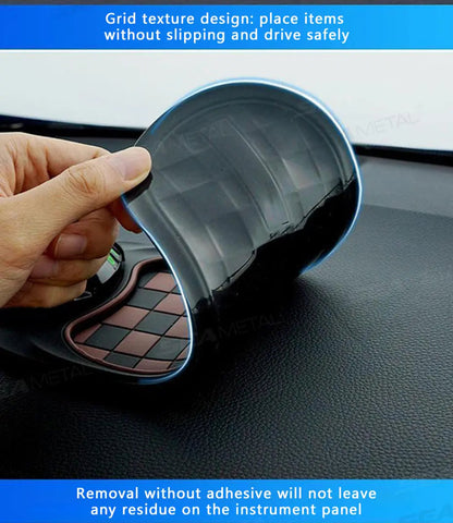 2 in 1 Dashboard Anti Slip Mat with Phone Mount 360-Degree Rotation