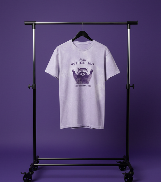 Unisex Crazy Raccoon Society Shirt