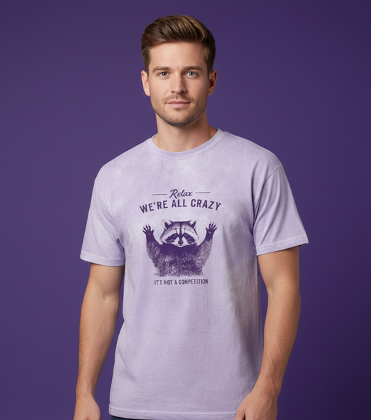 Unisex Crazy Raccoon Society Shirt