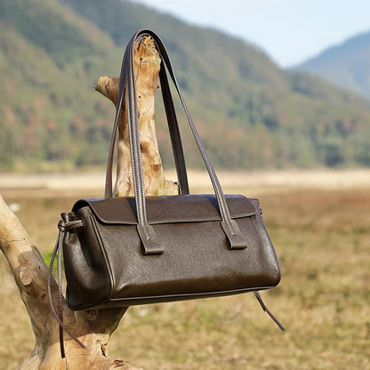 Formeki Autumn Winter Shoulder Bag Genuine Leather