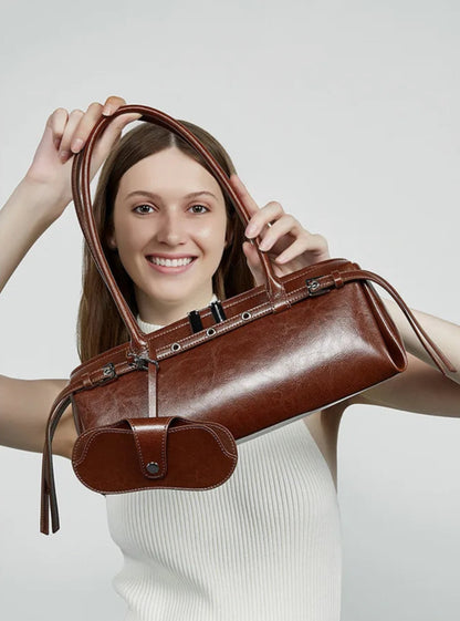Genuine Leather Shoulder Luxury Bag