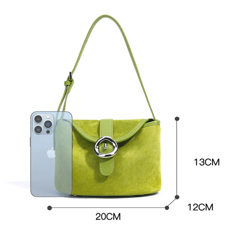 Formeki  Luxury Designer Suede Bag