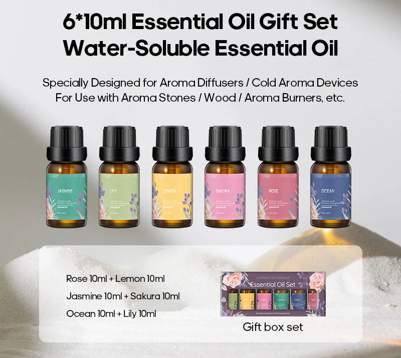 Creative UFO Aroma Diffuser Sprayer Air Humidifier with Water Mist Ring Works with Essential Oil Releases Fine Water Mists