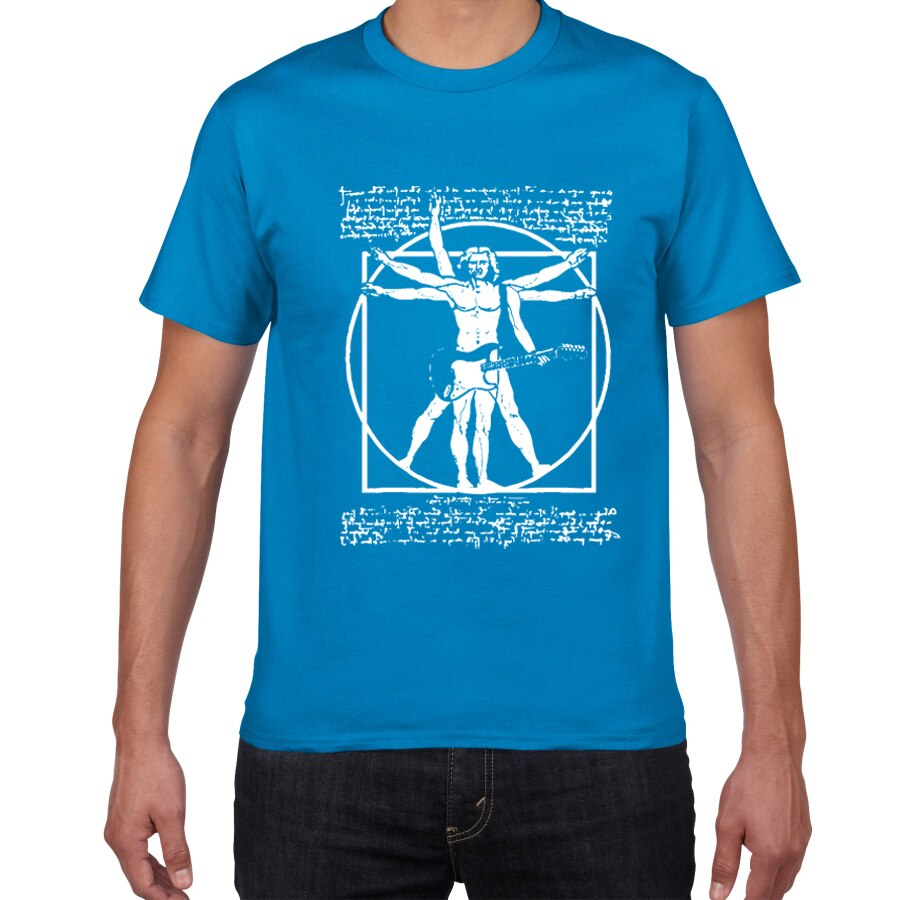 Men's Rock Vitruvian Man T-Shirt