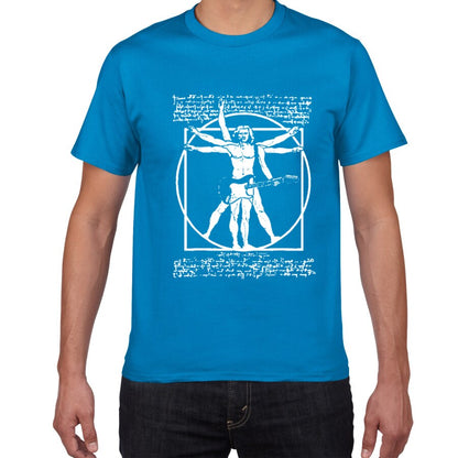 Men's Rock Vitruvian Man T-Shirt