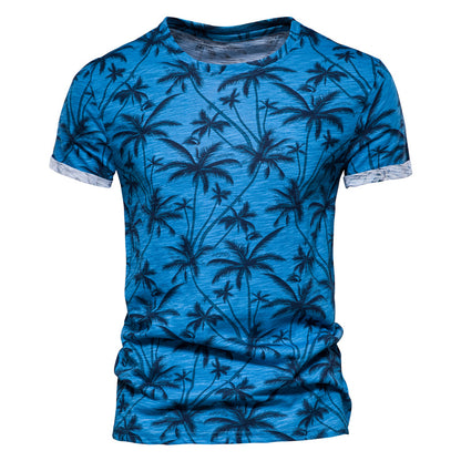 Men's Hawaii Style Cotton T-Shirt
