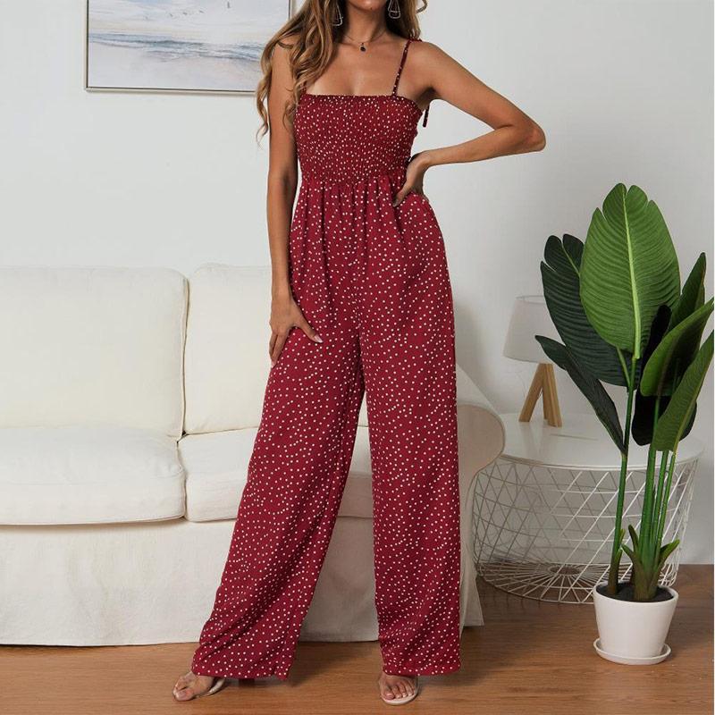 Women's Polka Dot Jumpsuit