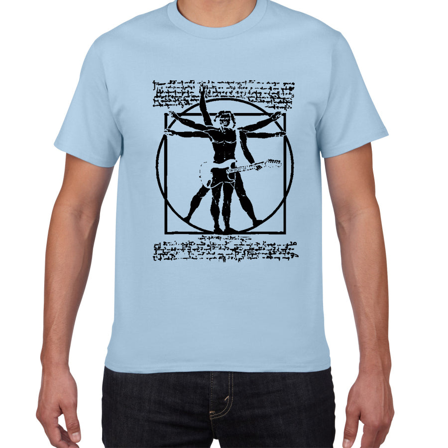 Men's Rock Vitruvian Man T-Shirt