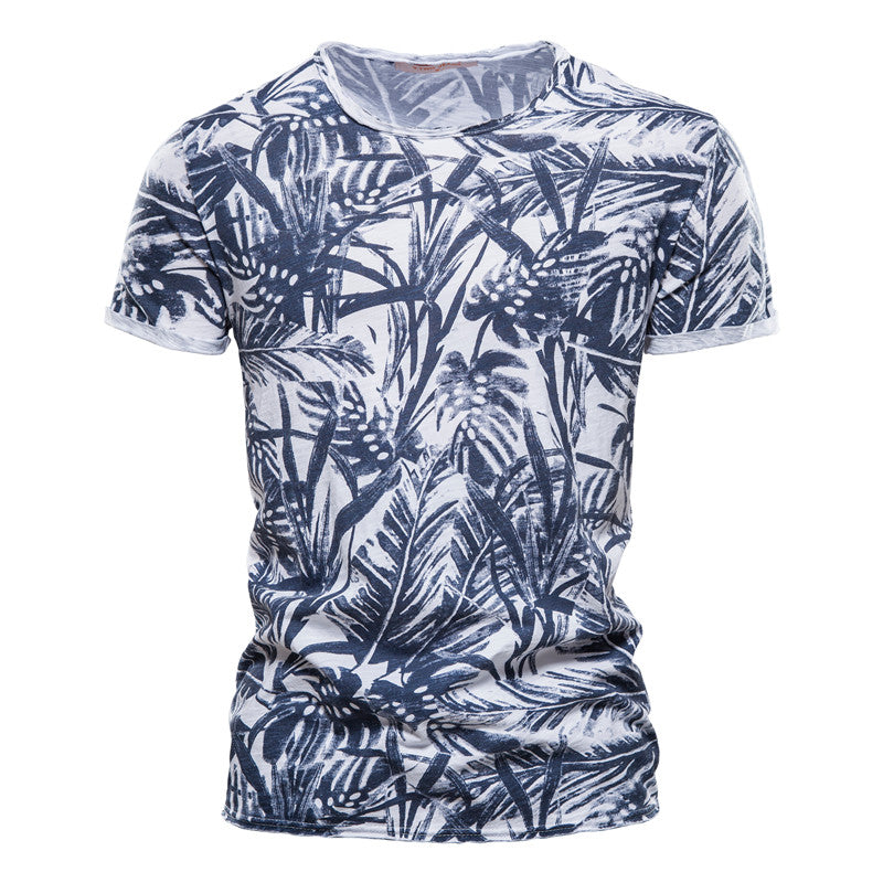 Men's Hawaii Style Cotton T-Shirt