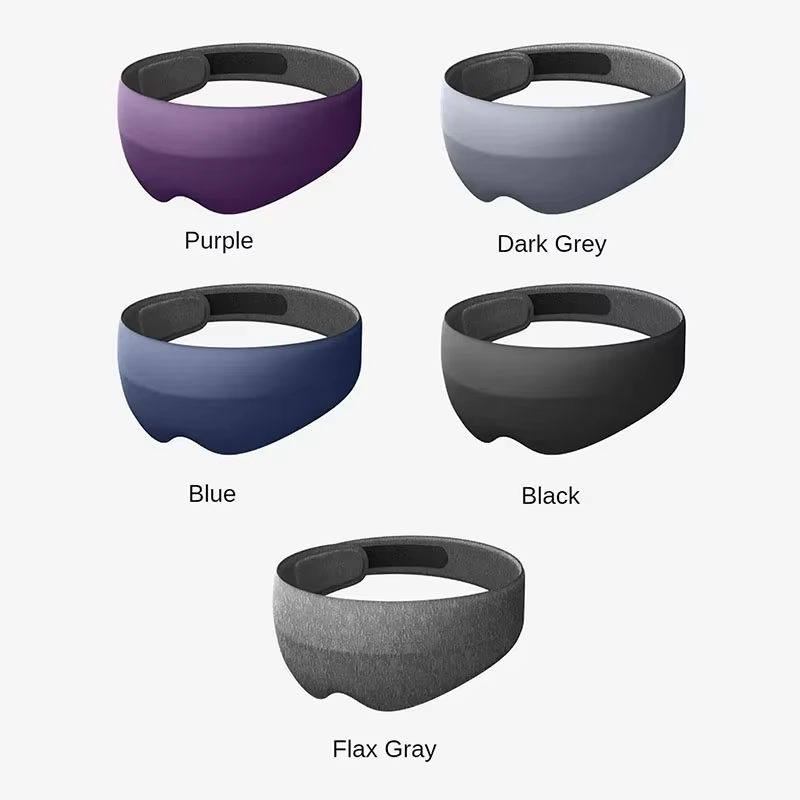 DreamLight 2S – מסכת שינה אטומה מלאה עם רגיעה לעיניים