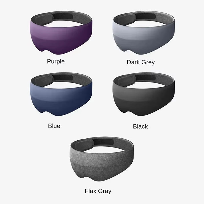 DreamLight 2S – מסכת שינה אטומה מלאה עם רגיעה לעיניים