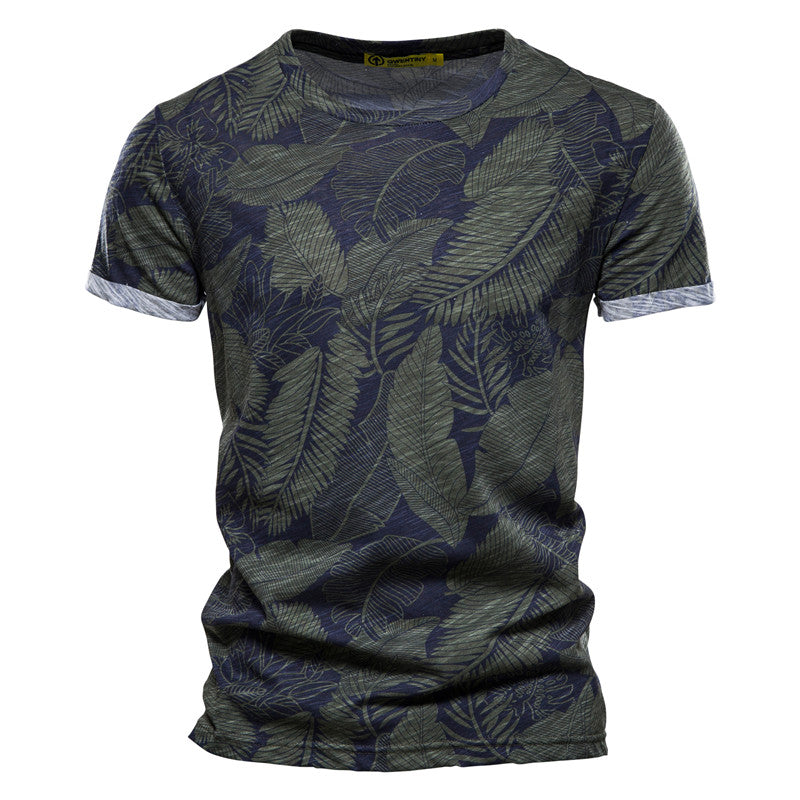 Men's Hawaii Style Cotton T-Shirt
