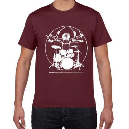 Men's Rock Vitruvian Man T-Shirt