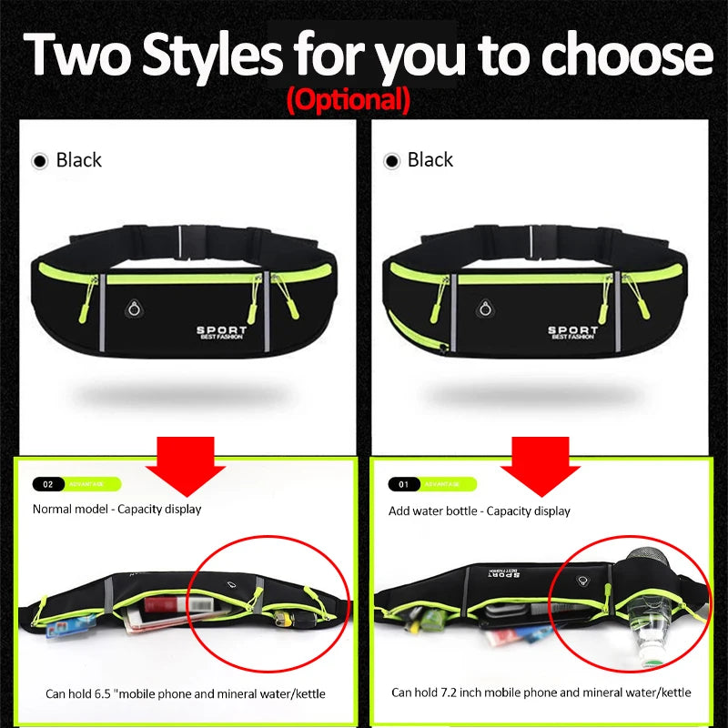 Running Waist Bag  Sports Belt Pouch 
