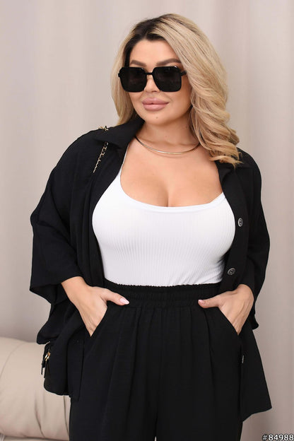 Black Pant Suit- sku 84988