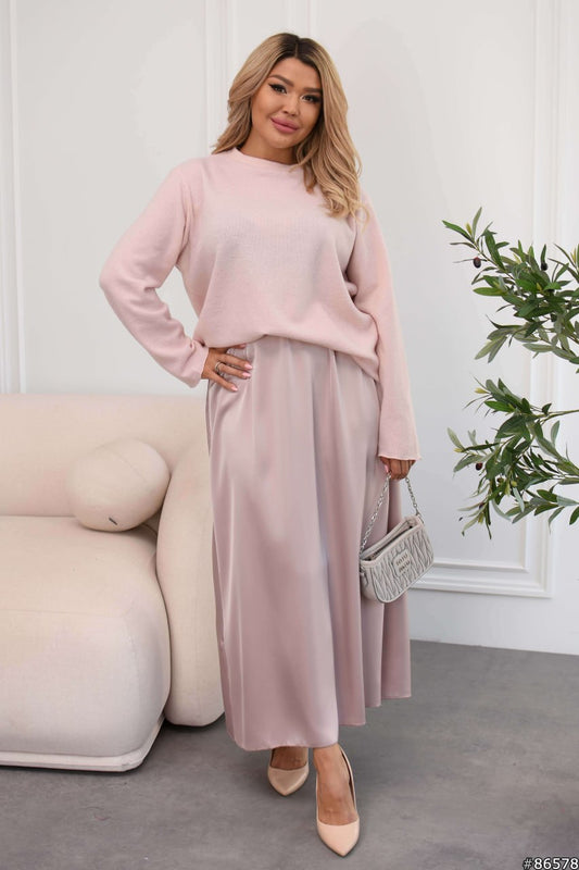 Suit with Long Skirt -sku 86578