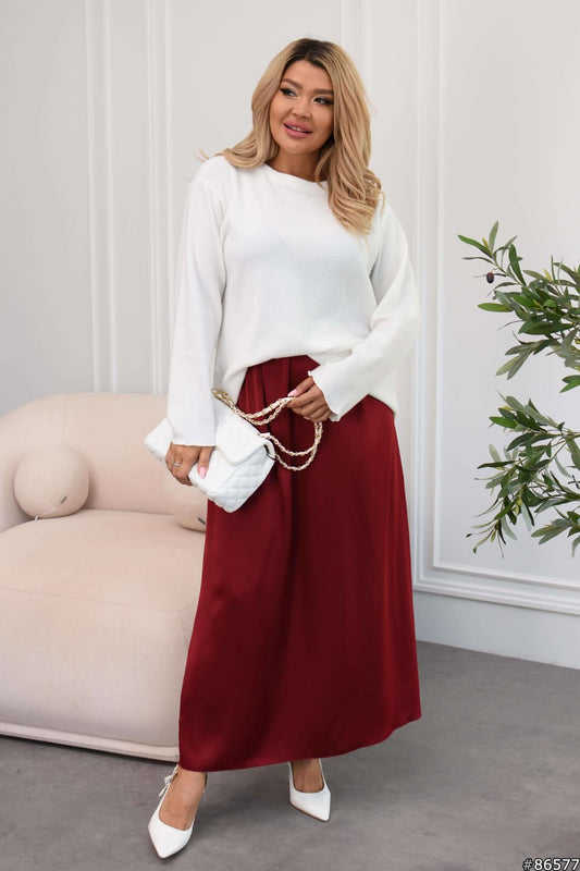 Suit with Long Skirt -sku 86577