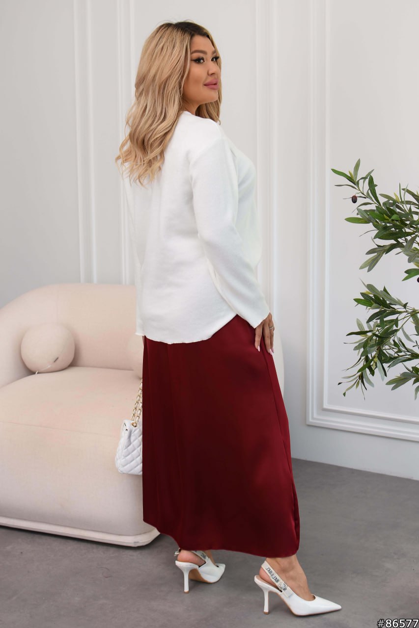 Suit with Long Skirt -sku 86577