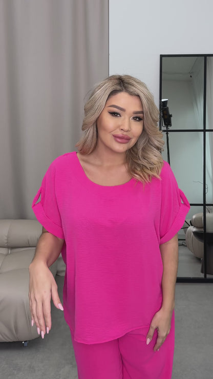 Pink Pantsuit  - sku 85148