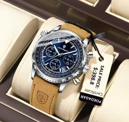 Luxury Man Watch Quartz Waterproof
