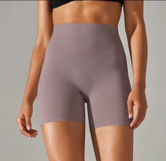 Yoga Shorts -Dusky Pink